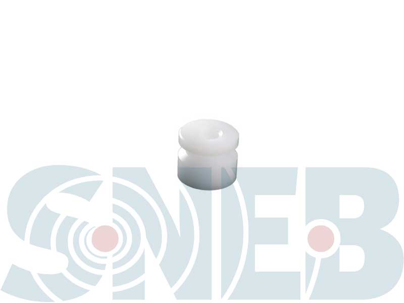 SNEB DECOLLETAGE - Fabricant de poulies Ø 12 mm en plastique POM blanc à destination de machines spéciales.